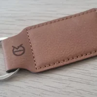 Leren sleutelhanger Leren sleutelhanger De Graveerkamer