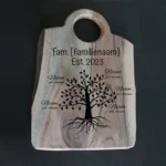 Serveerplank met levensboom #3