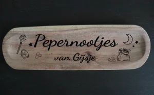 Pepernotenschaaltje met naam